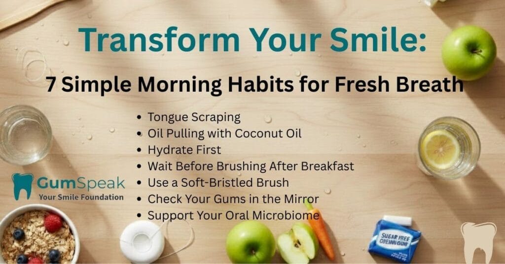 7 simple morning habits for fresh breath