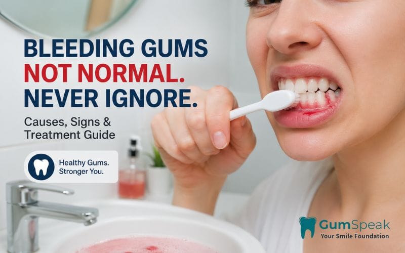 early signs of bleeding gums causes during brushing