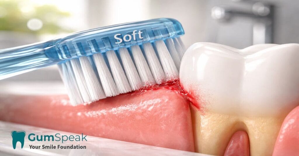 why gums bleed when brushing only