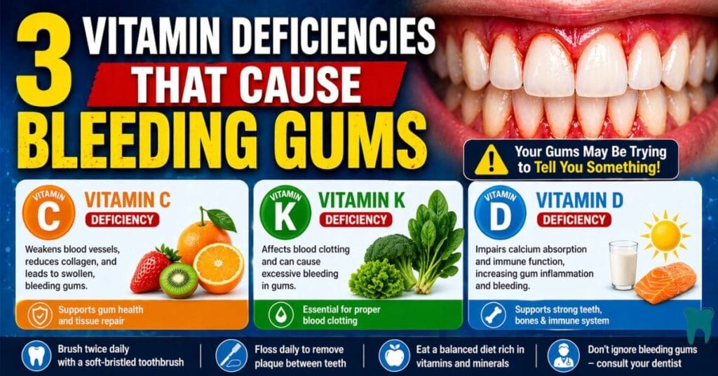Common causes of vitamin deficiency bleeding gums and how to fix them naturally